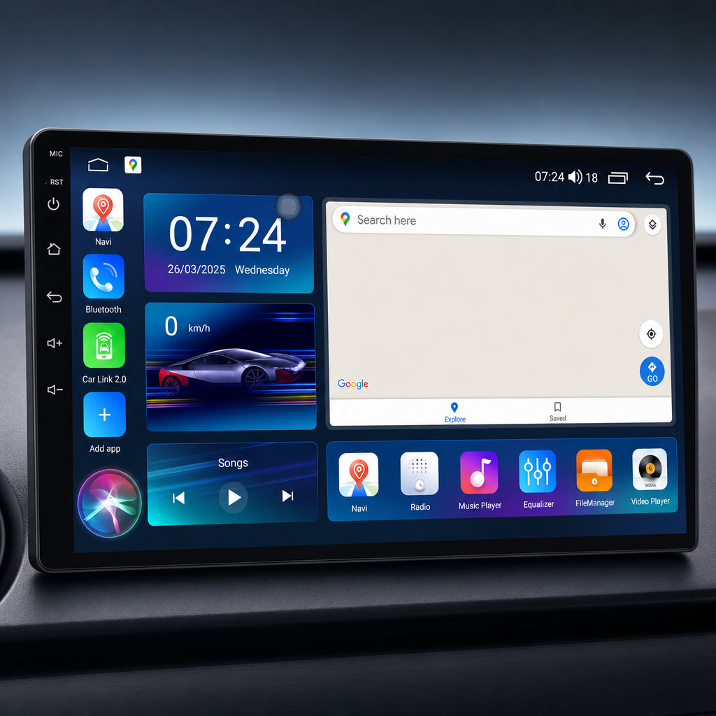 Lecteur GPS Android 9 Pouces avec CarPlay — KLYN™